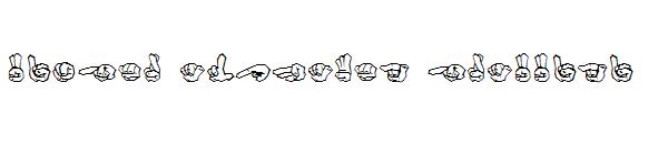 Finger Alphabet Graffiti字体