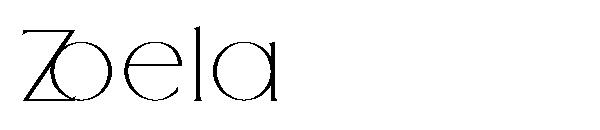 Zoela字体