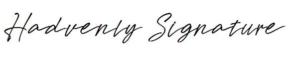 Hadvenly Signature