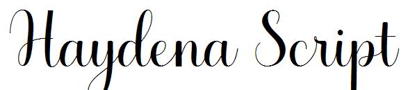 Haydena Script