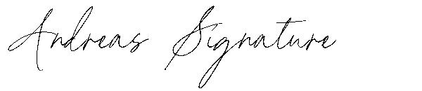 Andreas Signature