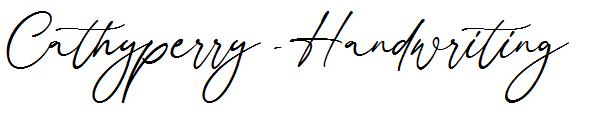 Cathyperry - Handwriting