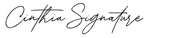 Cinthia Signature