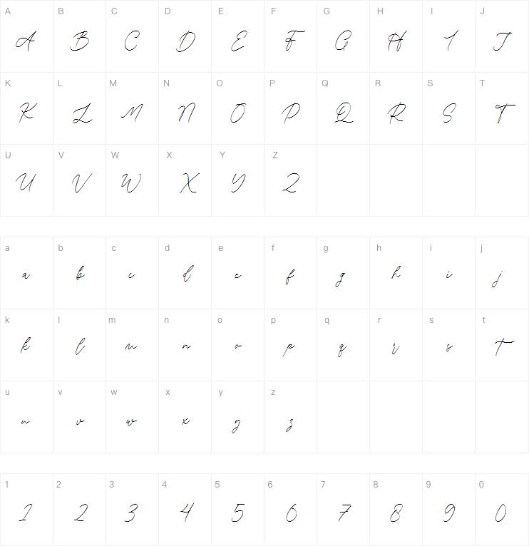 Adonitha font