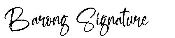 Barong Signature