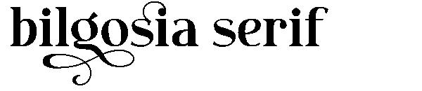 bilgosia serif