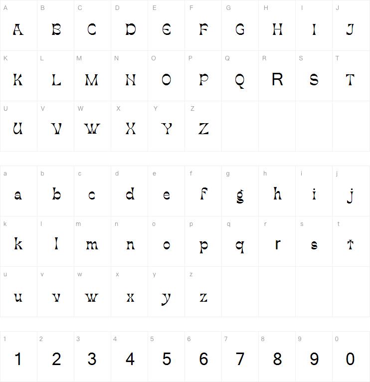 norway字体