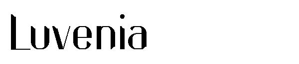 Luvenia字体
