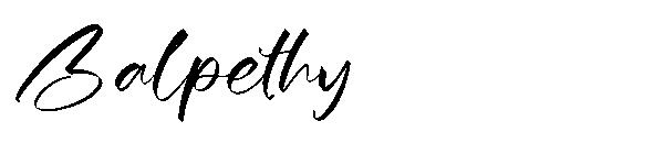 Balpethy字体