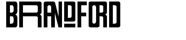 Brandford字体