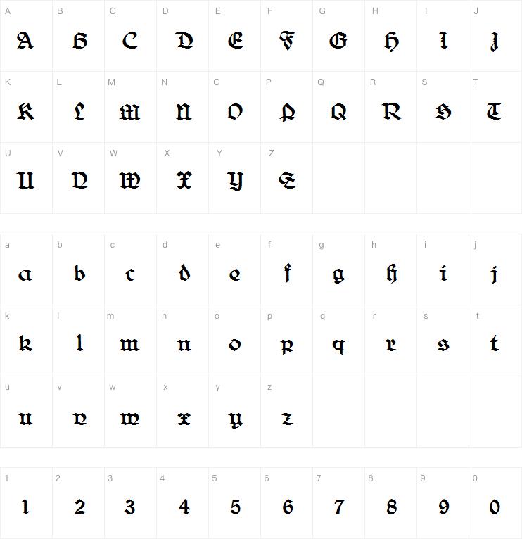 Belwe Gotisch字体