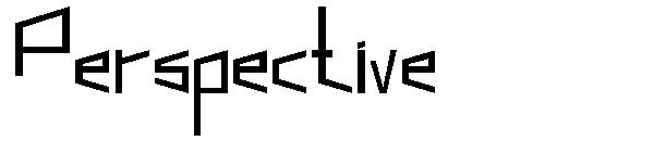 Perspective字体