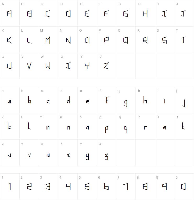 Perspective字体