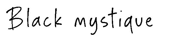 Black mystique字体