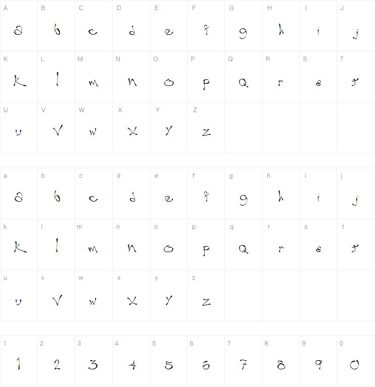 Wobble字体