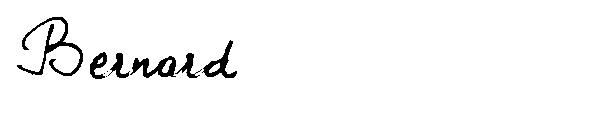 Bernard字体
