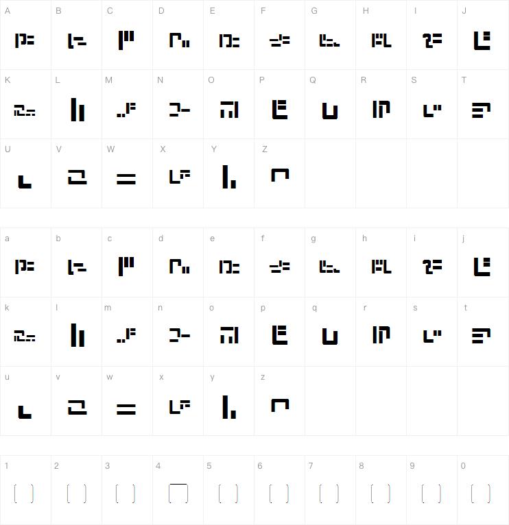 Modern Iaconic字体
