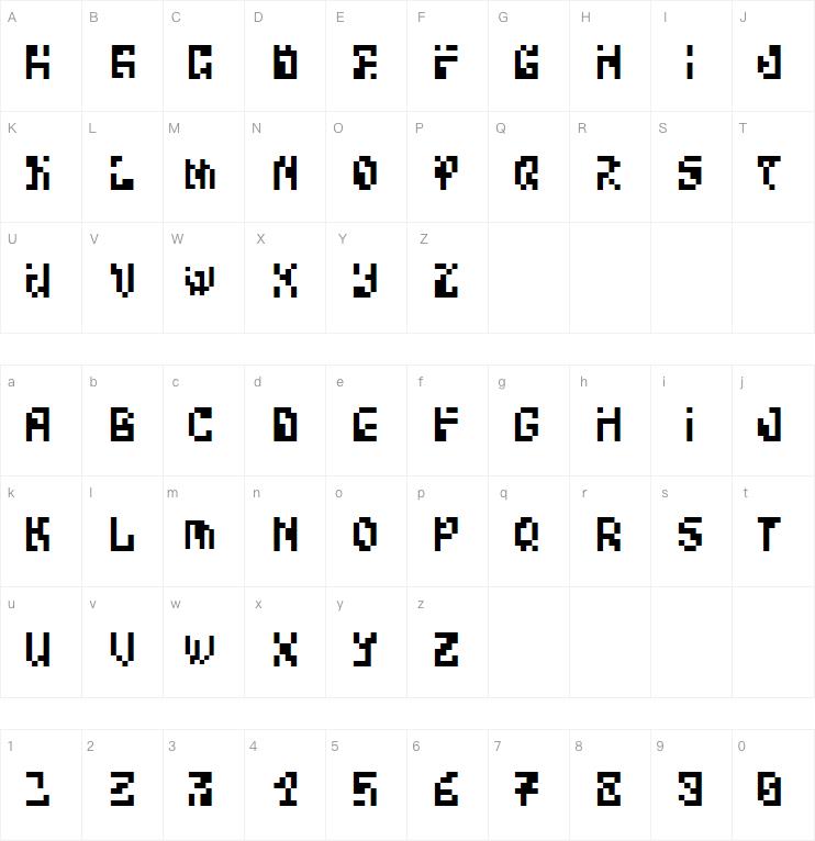 Bitwise Alpha字体