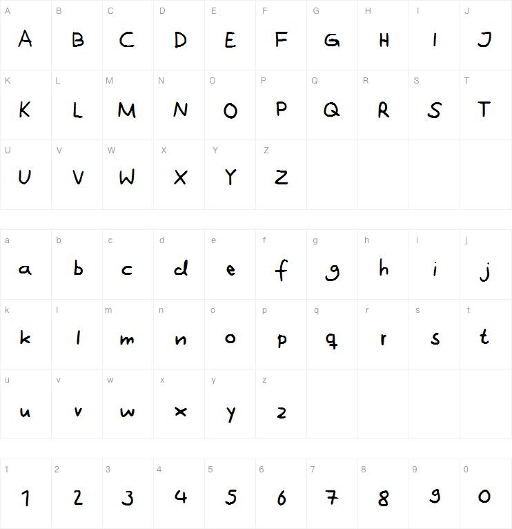 MeineHandschrift字体