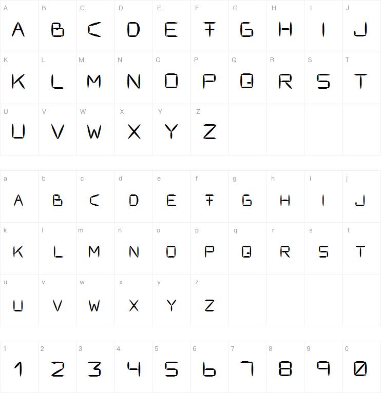 Fracksausen字体