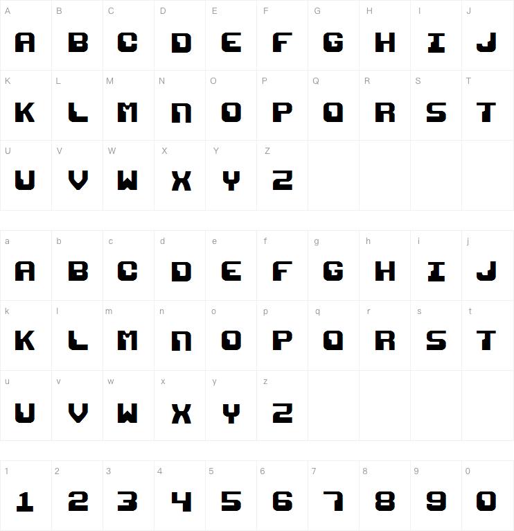 Razor 1911字体