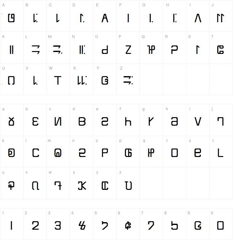ZOMI NAMLAI字体