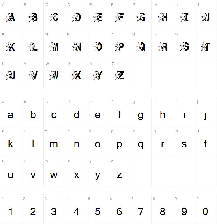 LMS St. Joe's Jayhawk字体
