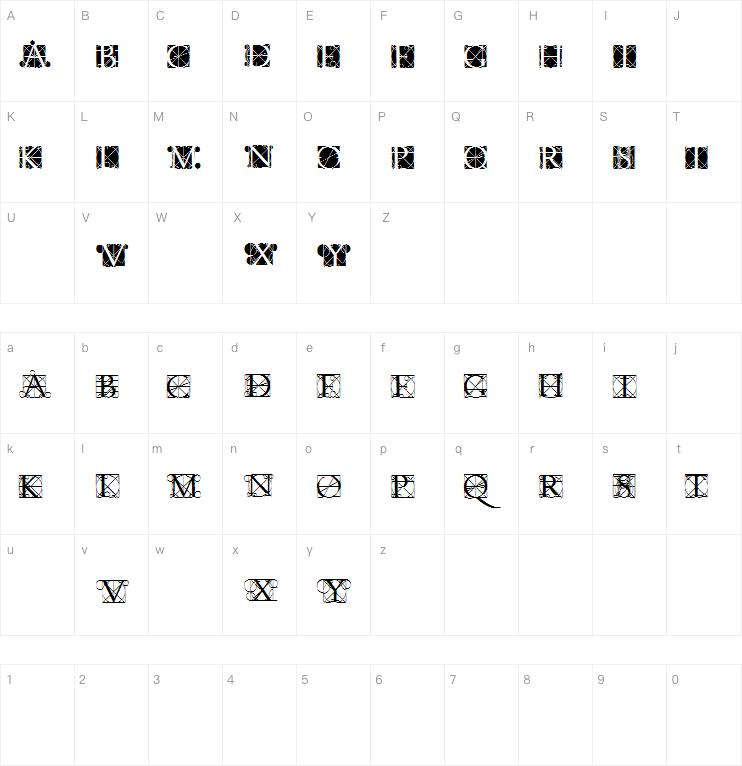LucaPacioliCaps字体