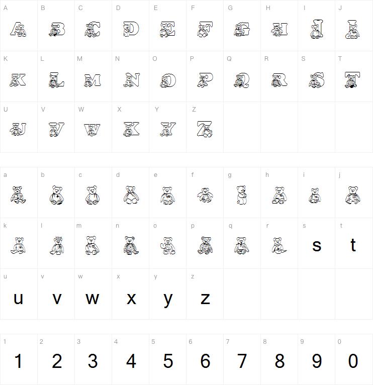 LMS TyBears字体