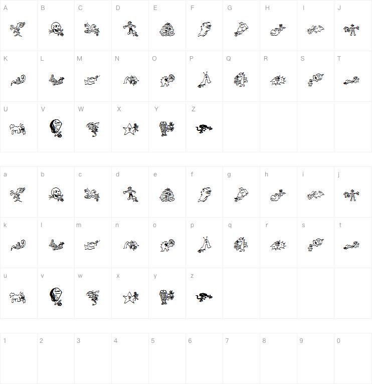 KillMeCraig AOE字体