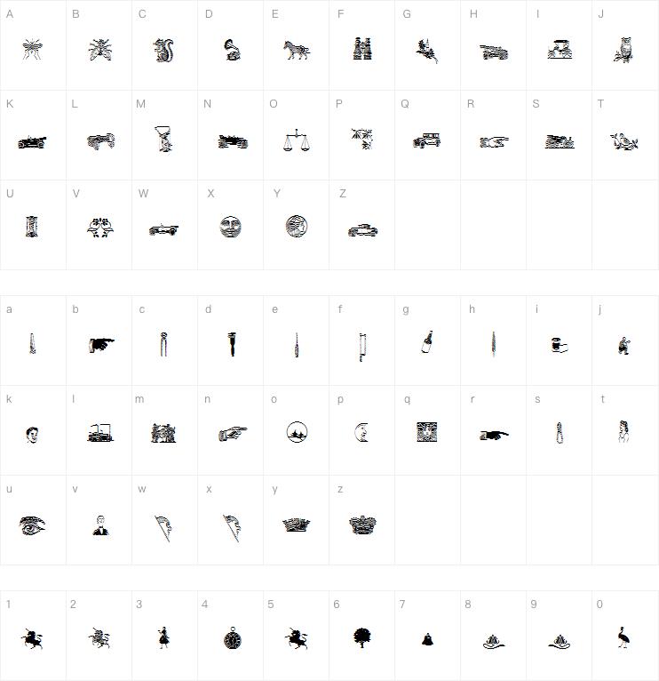 Monocracy Cuts and Clips字体