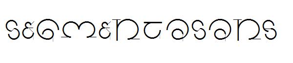 SegmentaSans字体