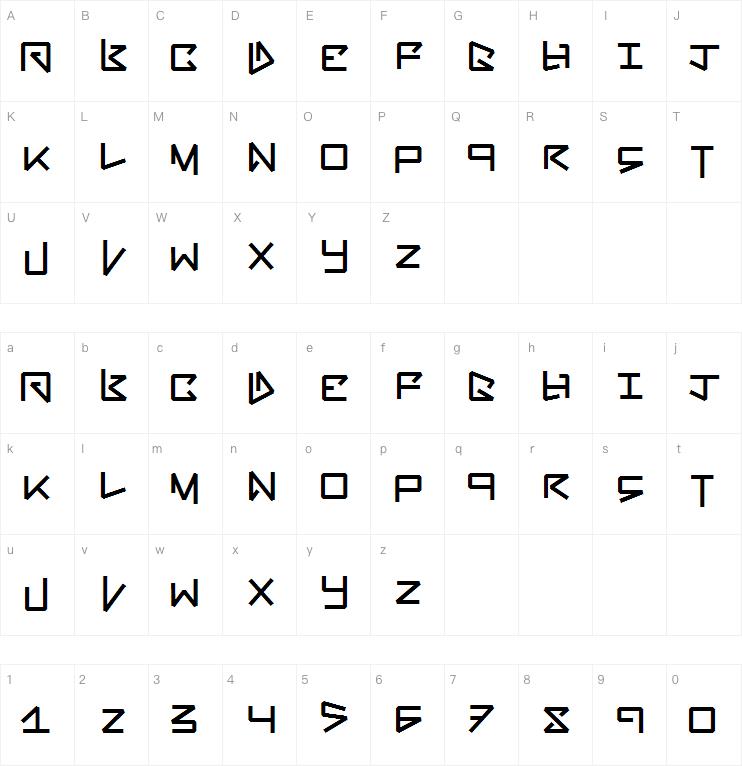 BentOut字体