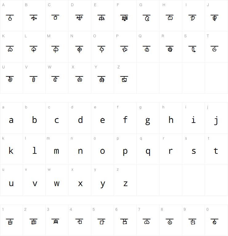 mudraksharam trei字体