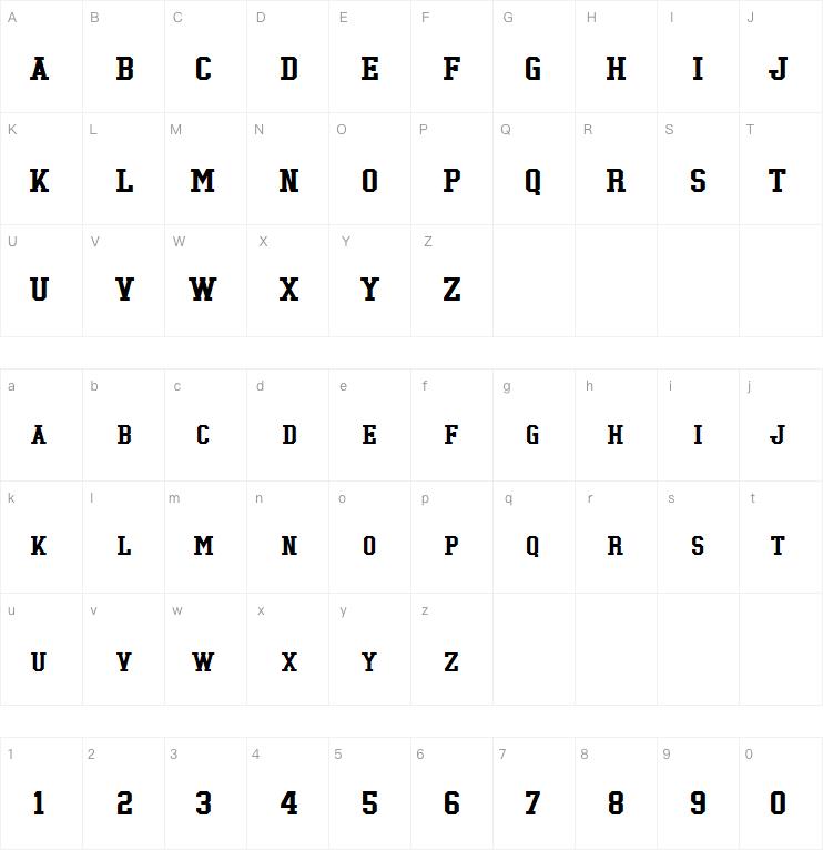 Tonopah字体