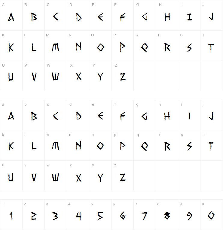 Vengeful Gods BB字体