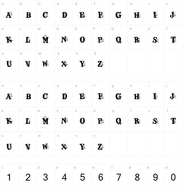 KR Jigsaw Joey字体