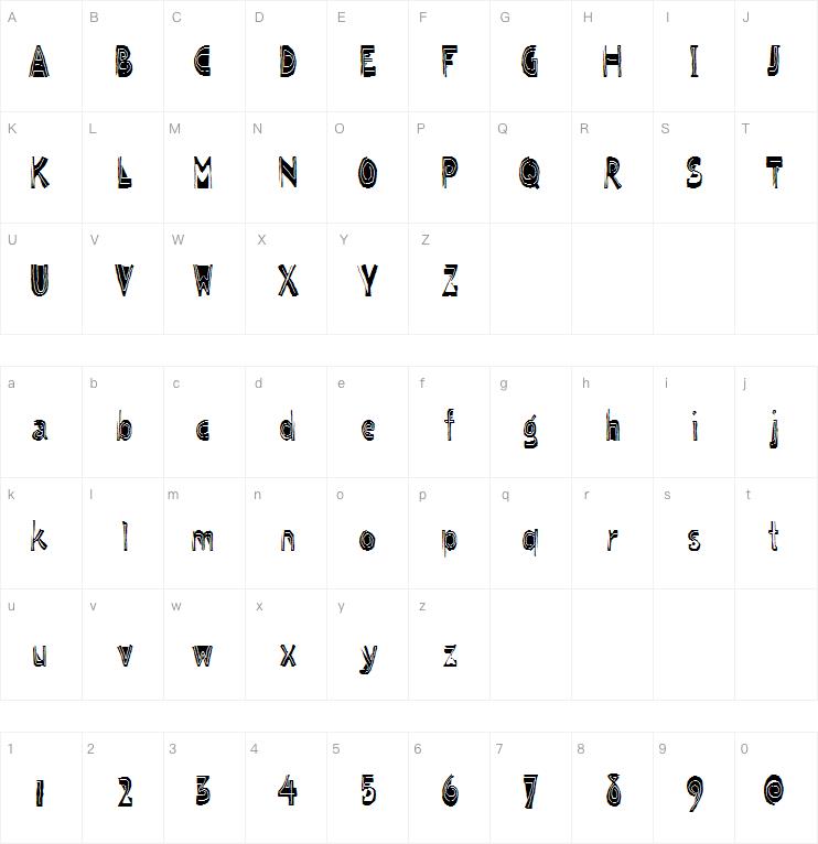 Towel In Darkness字体