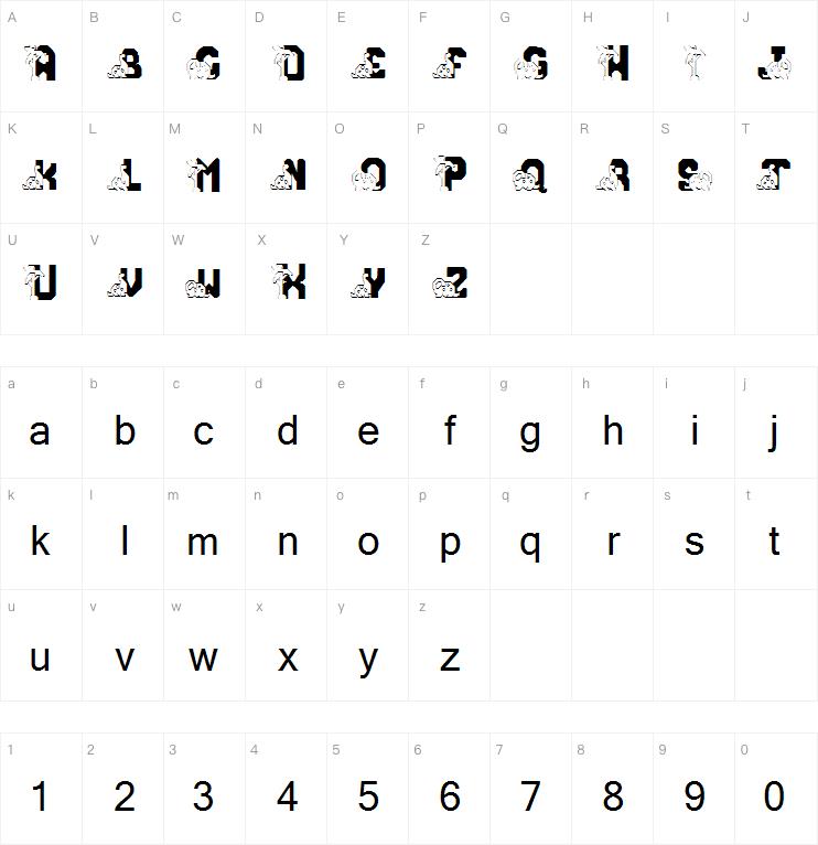 LMS Conradasaur字体