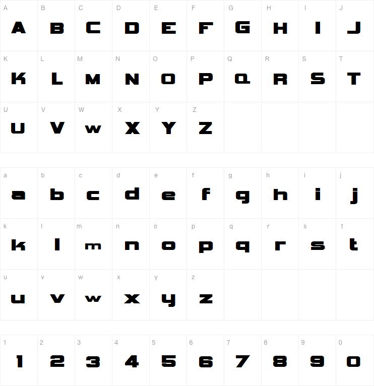 K Possible字体