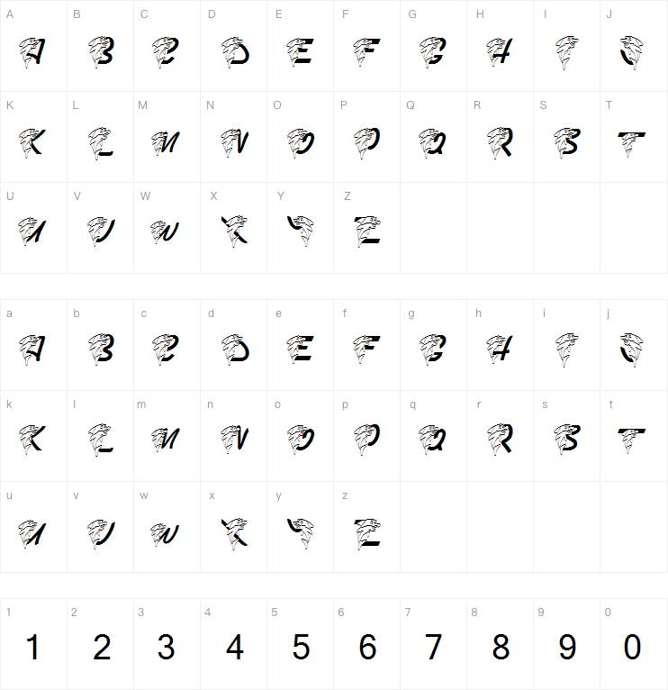 LMS Porpoise Print字体