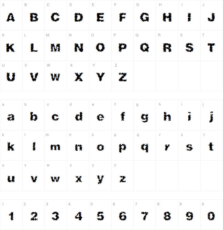 ShredHard字体
