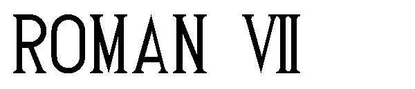 Roman字体 7字体