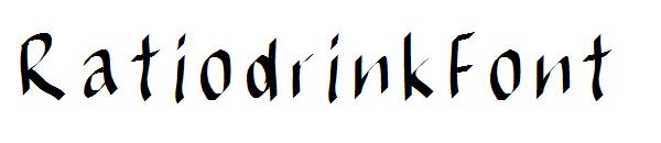 RatiodrinkFont