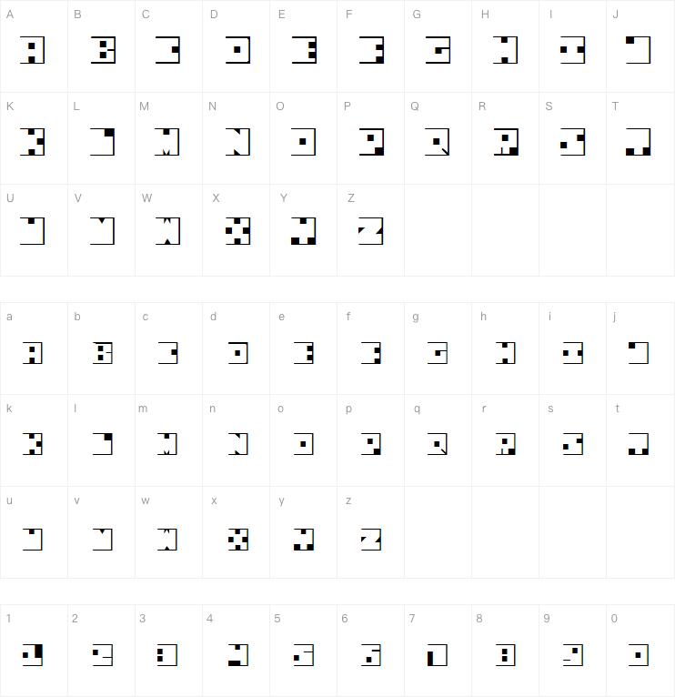 Squaresville字体