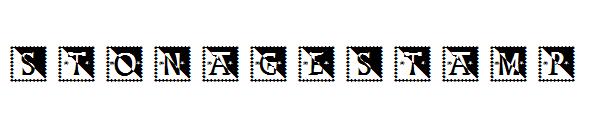 StonageStamp字体