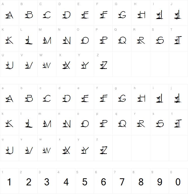 LMS Tropical Island Dream字体