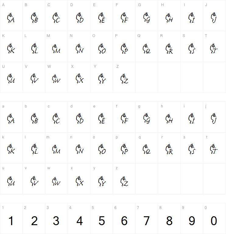 JLR Kokopelli字体