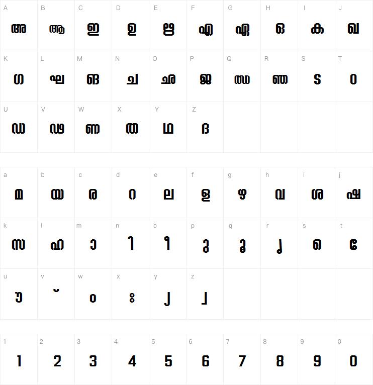 Ashique ML Ashu Condensed Bold字体