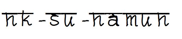 nk-su-namun字体